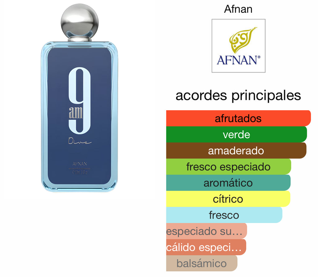Afnan 9AM Dive EDP (Unisex) / 150ml