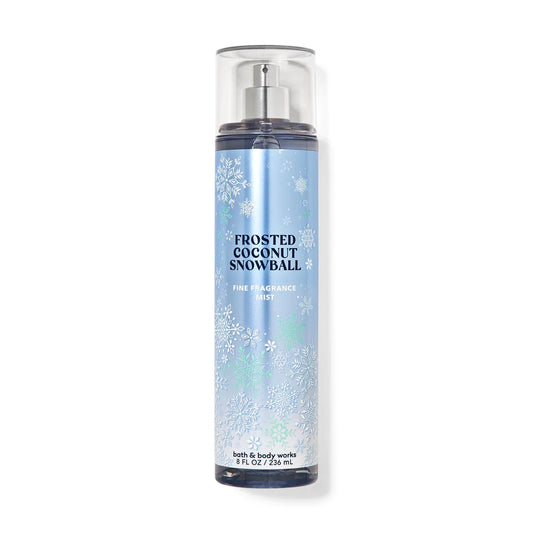 BATH & BODY WORKS FROSTED COCONUT SNOWBALL BODY MIST (W) / 236 ML