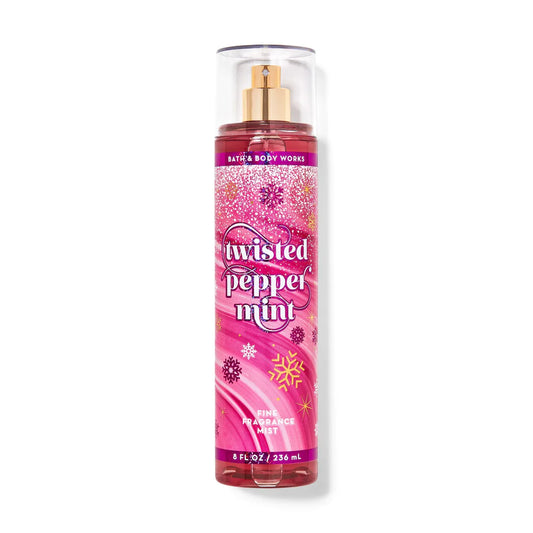 BATH & BODY WORKS TWISTED PEPPERMINT BODY MIST (W) / 236 ML