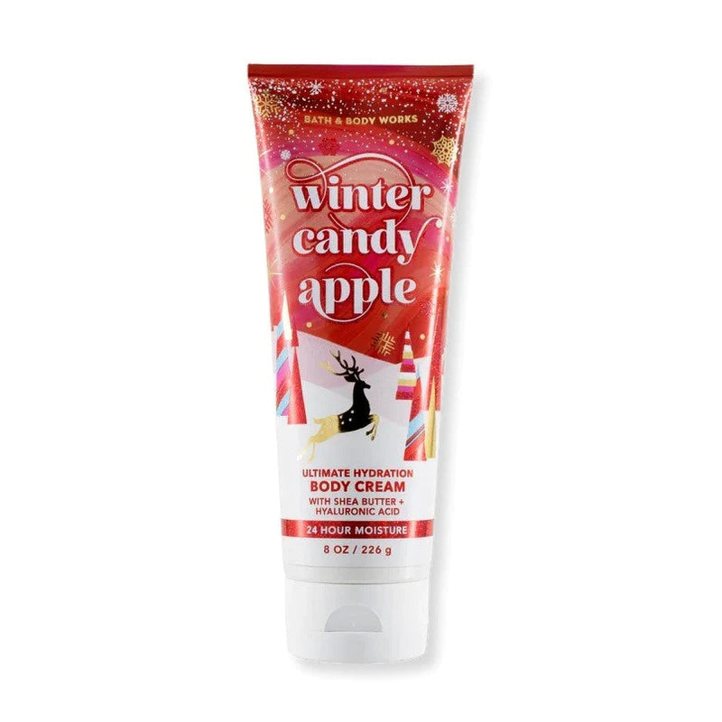 BATH & BODY WORKS WINTER CANDY APPLE 24 HOUR MOISTURE BODY LOTION (W) / 236 ML