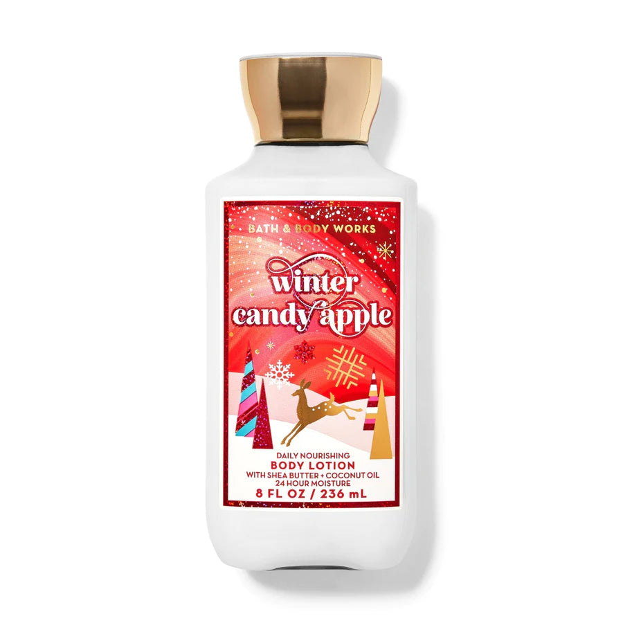 BATH & BODY WORKS WINTER CANDY APPLE CREAM BODY LOTION (W) / 236 ML