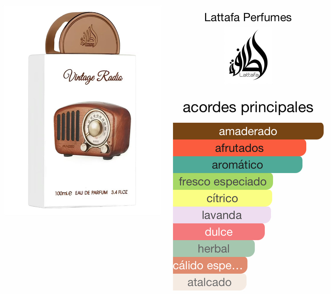 Lattafa Pride Vintage Radio EDP (Unisex) / 100ml