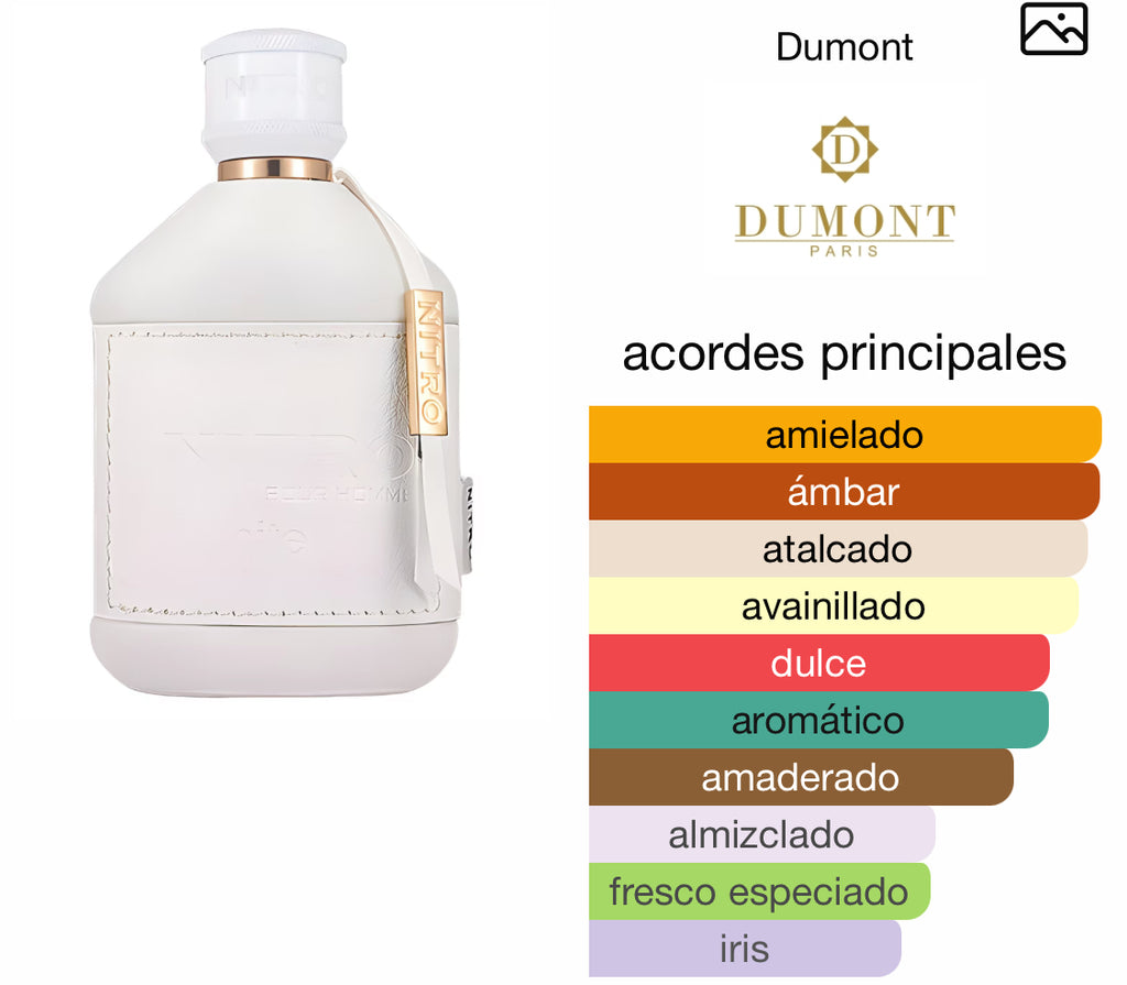 Dumont Nitro White EDP (Caballero) / 100ml