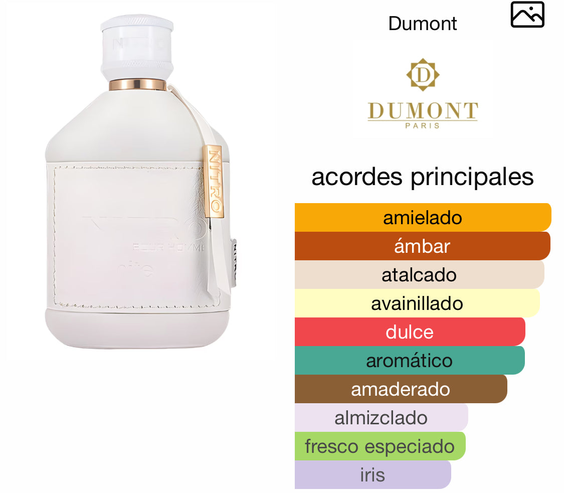 Dumont Nitro White EDP (Caballero) / 100ml