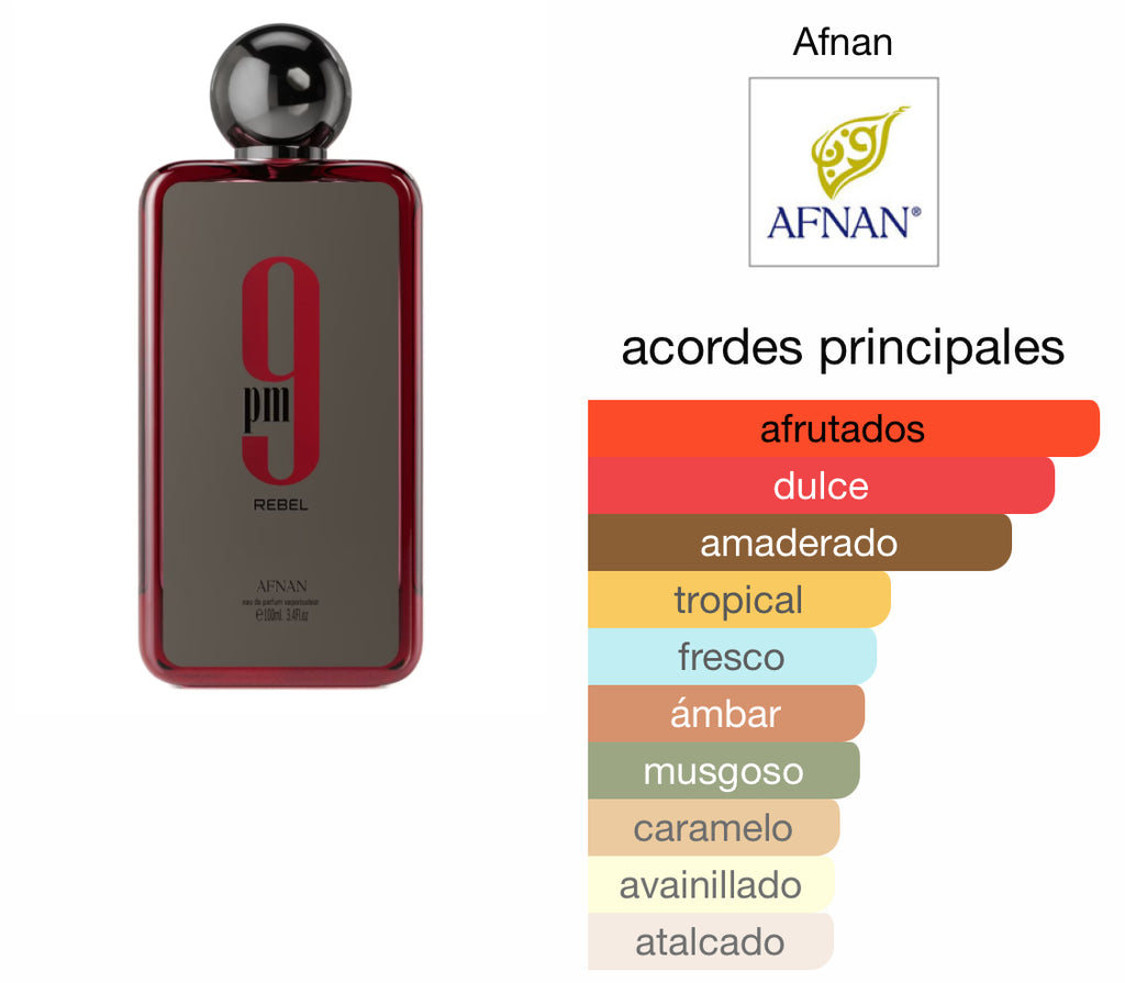 Afnan 9PM Rebel EDP (Caballero) / 100ml