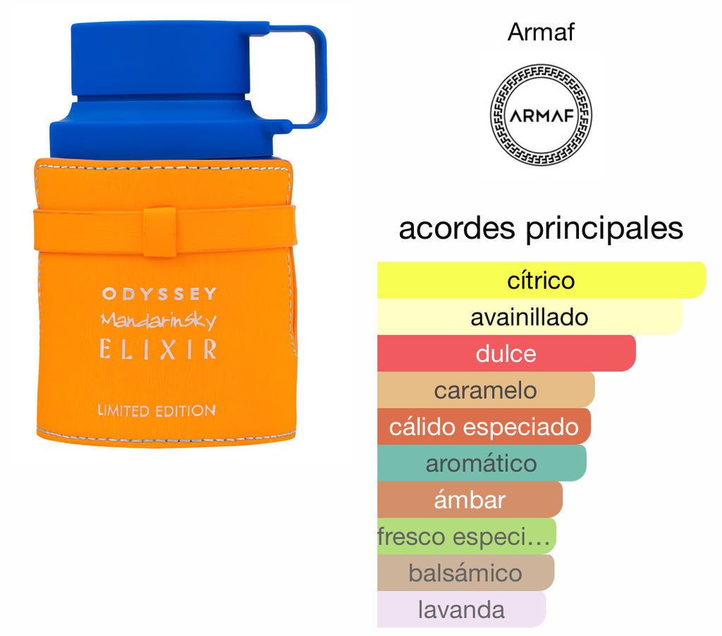 Armaf Odyssey Mandarin Sky Elixir EDP (Caballero) / 100ml