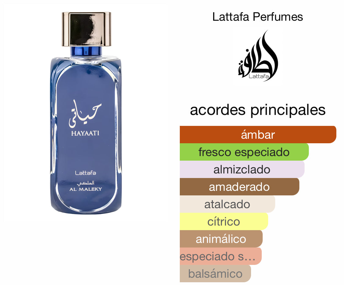 Lattafa Hayaati Al Maleky EDP (Caballero) / 100ml