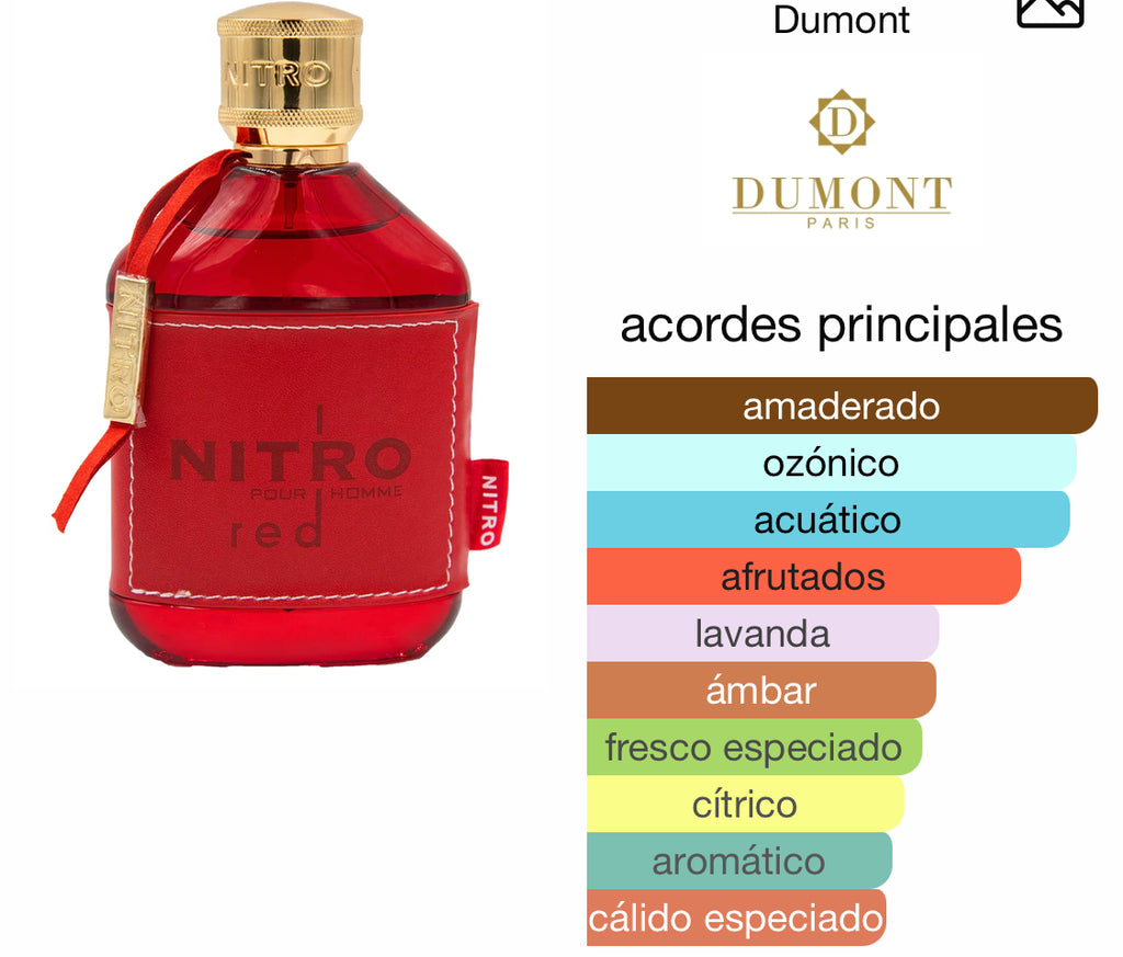 Dumont Nitro Red EDP (Caballero) / 100ml