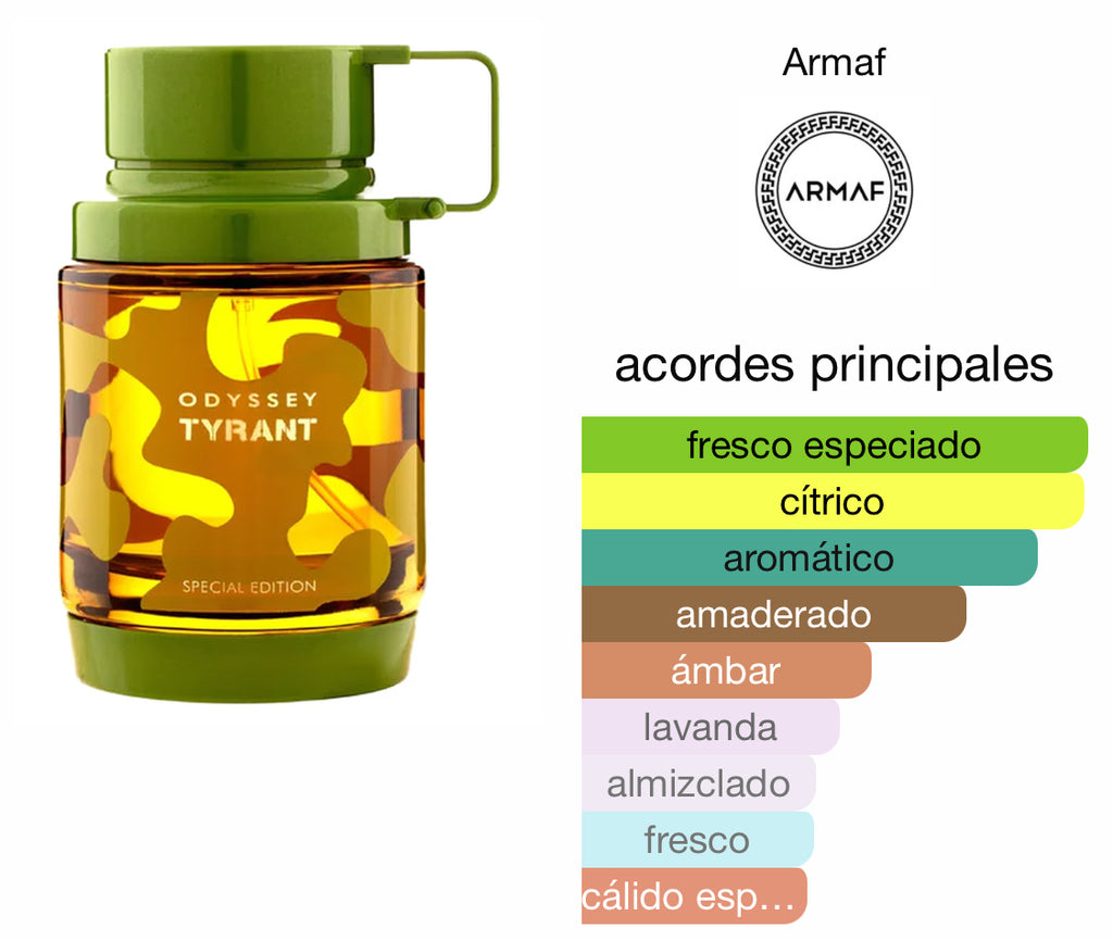 Armaf Odyssey Tyrant EDP (Caballero) / 100ml