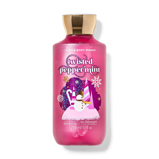 BATH & BODY WORKS TWISTED PEPPERMINT SHOWER GEL (W) / 295 ML